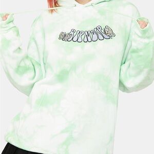 Think factory hoodie mint cloud wash